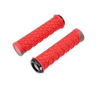 Mountain Cycle - Manillar para bicicleta de montaña con un par de silicona ventilada, estructura de bloqueo mejorada, 22,2 mm, control reforzado, inserto de poliestireno duro, ciclo de bloqueo de