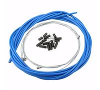 Mountain Cycling Equipment Brake Cable Set | Front & Rear Replacement Cables with Housing | Universal Brake Cable Kit for Road Rides/Mountain Rides/Folding Rides (Blue)