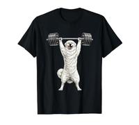 Mountain Dogs Gimnasio Humor Gran Pirineo Peso Muerto Amante de los Perros Camiseta gráfica económica, Hombre, Negro, XL