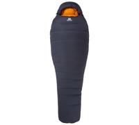 Mountain Equipment - Sacos de dormir para frío extremo - Glacier 1000 Obsidian - Talla Izquierda - Azul marino Azul marino Izquierda
