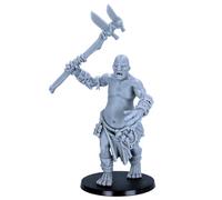 Mountain Giant - Monstruo de fantasía masiva para juegos de guerra de mesa, kit de resina a escala de 32 mm, jefe del ejército de orcos y duendes, licencia de miniaturas de las Highlands, figura