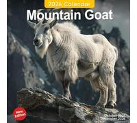 Mountain Goat Calendar 2026: A Year of Hardy and Agile Mountain Goats on High Peaks | Kalender Calendario Calendrier