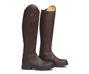Mountain Horse Womens Wild River Long Riding Boots - Brown Footwear Calf Size - Regular/Regular, Footwear Size - 38