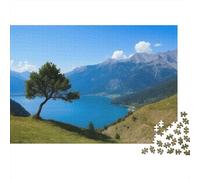 Mountain Lake paisajes_1 Puzzle 1000 Piezas De Cartón Grueso Juego De Rompecabezas En Paquete Anti Estrés Adultos para Actividad para Sobremesa como Regalo Original 70x50cm/1000pcs