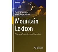 Mountain Lexicon: A Corpus of Montology and Innovation: 2