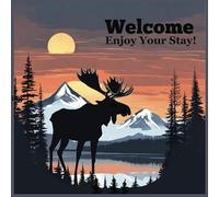 Mountain Lodge Guest Book- Sign In Book For Bed and Breakfast, Vacation Home, Cabin, Hotel and More!