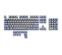 MOUNTAIN Mineral PBT Double Shot Keycap Set para interruptores MX - Perfil OEM - 113 llaves - US-ANSI + ISO addon (Dolomita A)