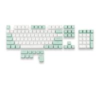 MOUNTAIN Mineral PBT Double Shot Keycap Set para interruptores MX - Perfil OEM - 113 llaves - US-ANSI + ISO addon (Aquamarine A)