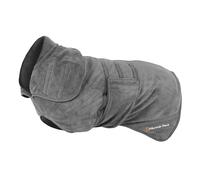 Mountain Paws Bata de Secado para Perros, Toalla de Microfibra, Bata de baño súper Absorbente con Cuello/Capucha Ajustable y Correa para el Vientre, súper Suave, Secado rápido