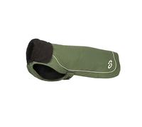 Mountain Paws Bata Impermeable y Resistente al Viento Cordura con Forro Polar para Perro, Color Verde, Talla M