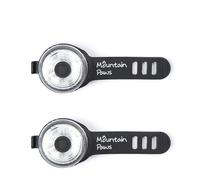 Mountain Paws Luz de Seguridad para Collar de Perro, 4 Modos de Color y Modo de Flash (Paquete de 2)
