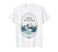 Mountain River Faith Verse Deep Waters Comfort Cita Camiseta