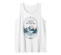 Mountain River Faith Verse Deep Waters Comfort Cita Camiseta sin Mangas