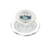 Mountain River Faith Verse Deep Waters Comfort Cita PopSockets PopGrip para MagSafe