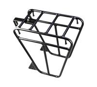 Mountain Road Cycling Pannier Rack, Pannier Rack Equipment Stand Bastón Cargo Picnic Carrier para Ciclismo | Manillar recto y bolsillo delantero. Calcillo frontal para ciclismo