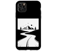 Mountain Road Night Sky Wanderlust Biker Diseño Gráfico Carcasa para iPhone 11 Pro MAX