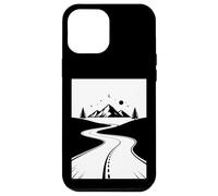 Mountain Road Night Sky Wanderlust Biker Diseño Gráfico Carcasa para iPhone 12 Pro MAX