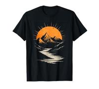 Mountain Sunset Nature Landscape Camiseta