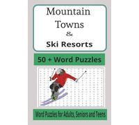 Mountain Towns and Ski Resorts Word search puzzle books
