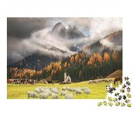 Mountain Valley Puzzle for Adultoos 1000 Piezas Reciclado Autumn Landscape Puzzles for Personas Mayores Impossible Hard Difficult Challenging Excelente Idea de Regalo for Women 38x26cm/10...