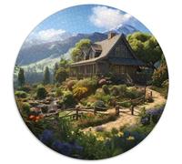 Mountain Village Cottage 1000 Teile Science Fiction Puzzle Für Erwachsene Bildungspiele Stressabbau-Puzzle Teamgeist Pflegen Für Die Ganze Familie, Geschenke Für Frauen & Männer 1000pcs (67.5x67.5cm)