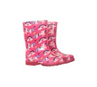 Mountain Warehouse - Botas de Agua Splash Diseño Unicornios y Arco Iris para Ni
