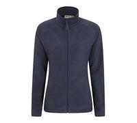 Mountain Warehouse Jersey Polar Raso para Mujer - Suéter Ligero - Secado rápido - Sudadera cálida y Suave - Ideal para Viajar y pasear, Invierno Azul Marino 38