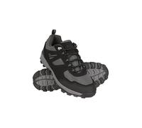 Mountain Warehouse McLeod Zapatos Mens - Peso Ligero Todos los Zapatos de la estación, Zapatos Que Caminan durables, Breathable Que va de excursión los Zapatos Negro Jet 43