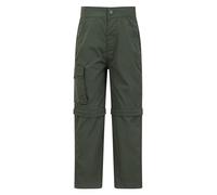 Mountain Warehouse Pantalón Zip-Off Active para niños - Pantalón Ligero para niños, pantalón de Secado rápido, Bolsillos - para Viajar y Acampada Caqui 7-8 Años