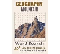 Mountain Word Search Book: Word Searches with Easy to Read Print about Mountains, Landmark, Geography and More | 6x9 inches, 110 pages | 50+ Puzzles …Gift for Vacations, Holidays and Free Times.