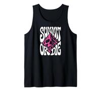 Mountaineering Summit Or Die Peak Bagger Skull Climbing Camiseta sin Mangas