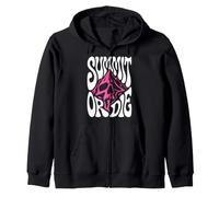 Mountaineering Summit Or Die Peak Bagger Skull Climbing Sudadera con Capucha