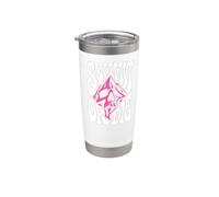 Mountaineering Summit Or Die Peak Bagger Skull Climbing Vaso térmico de acero inoxidable de doble pared