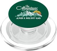 Mountains Are Calling & I Must Go Retro Vintage PopSockets PopGrip para MagSafe