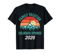 Mountains Outdoor Family Vacation 2026 Colorado Springs Camiseta