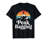 Mountains Peak Bagging Munros Camping Senderismo Caminar Vacaciones Camiseta
