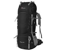 MOUNTAINTOP 80L Mochila Senderismo Trekking Montaña Hombre Mujer | Diseñada para trekking y expediciones, cremalleras YKK, funda de lluvia, soporte lumbar reforzado cinturón acolchado