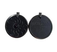 Mounteps Armonía colgante, collar universal para hombres y mujeres para mejorar el sueño,Colgante con marco exterior de acero inoxidable (El púrpura)