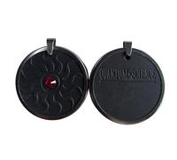 Mounteps Armonía colgante, collar universal para hombres y mujeres para mejorar el sueño,Colgante con marco exterior de acero inoxidable (Rojo)