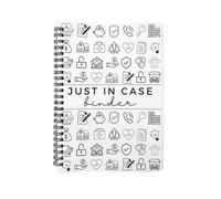 Mounteps Cuaderno Just In Case - Planificador de fin de vida, planificador de paz mental, organizador de planificación patrimonial guiado en espiral