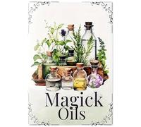 Mounteps Libro de referencia rápida de Magick Oils | 54 atributos, relaciones y usos | Hechizos de bruja de cocina y guía mágica de hierbas | Brujas principiantes y recetas de hierbas | Libro mágico