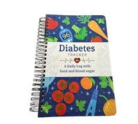 Mounteps My Daily Management Journal: rastreador de diabetes, para seguimiento de alimentos y bienestar, encuadernado en espiral