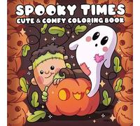 Mounteps Spooky Times: libro para colorear lindo y cómodo para Halloween