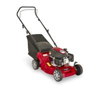 Mountfield HP41 Cortacésped de gasolina, propulsado a mano, 39cm de ancho de corte, 123cc ST120 Autochoke motor de gasolina, hasta 250m², incluye colector de césped de 40L