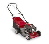 Mountfield SP46 - Cortacésped de gasolina autopropulsado, ancho de corte de 46 cm, motor de gasolina ST140 de 139 cc, hasta 500 m², incluye colector de césped de 60 litros