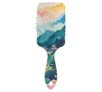 Mountian Beauty Landscape - Cepillo suave para el cuero cabelludo soplado para la pérdida del cabello con mango ergonómico cepillos para cabello