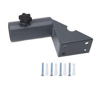 Mounting Kit Weather Resistant Heavy Duty Aluminum Alloy Roof Wall Mount Bracket with Adapter for Satellite Antenna Equipment Outdoor Installation