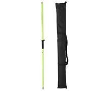 Mountlaser Poste GPS de aluminio, 2M topografía prisma polo, 2 secciones GPS Rover Rod, prisma poste para la inspección de la tierra, verde