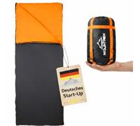 MOUNTREX Saco de Dormir de Verano, Ultraligero, tamaño pequeño | Saco de dormir de verano para exteriores (700 g) - Ligero, acoplable e ideal para camping, viajes, festivales y albergues