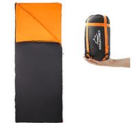 MOUNTREX® Saco de dormir - Tamaño pequeño y ultraligero (700 g) - Saco de dormir de verano - Camping Viaje Festival - Acoplable